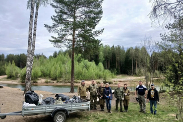 «Вода России»: Ленобласть очистила берега от 95 кубометров мусора