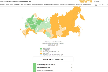 Ленинградская область заняла первое место в России