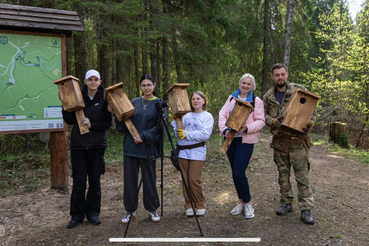 «Три кита» в природном парке «Токсовский»