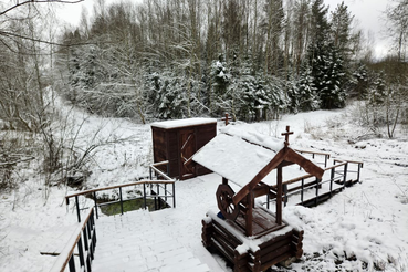 Абрамовщина: благоустройство места молитвенных подвигов