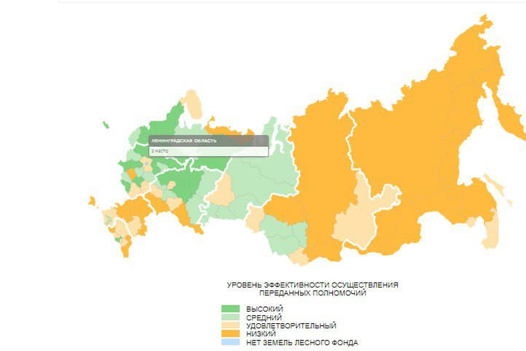 Ленинградская область вошла в топ регионов России по эффективности ведения лесного хозяйства