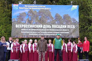 Центральное мероприятие Всероссийского дня посадки леса в Ленобласти