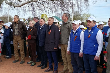 Заложение геоглифа «ПОБЕДА»
