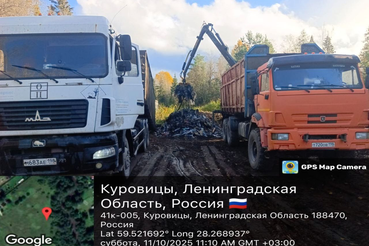 Ликвидация свалок в лесах Ленинградской области