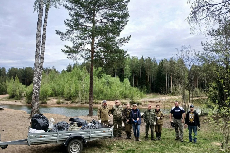 «Вода России»: Ленобласть очистила берега от 95 кубометров мусора